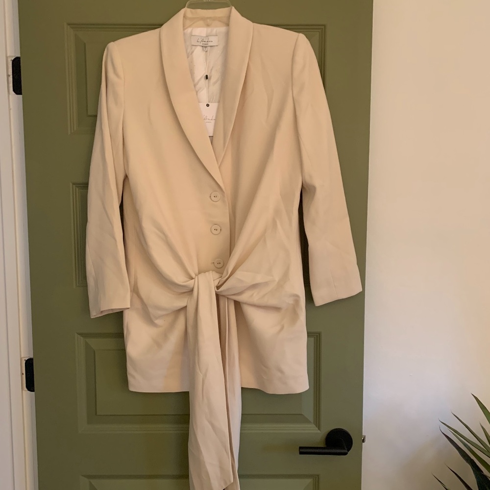 L'Acedemie Blazer Dress with Tie